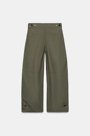 Pantalon coupe barrel à passants