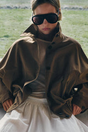 Blouson à col montant et bas élastiqué