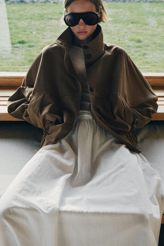 Blouson à col montant et bas élastiqué