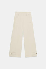 Pantalon-culotte taille haute