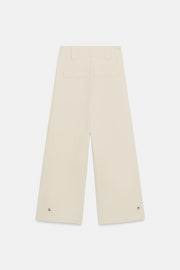 Pantalon-culotte taille haute