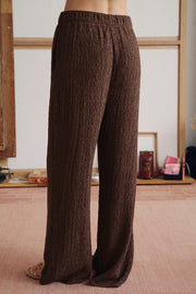 Pantalon effet froissé
