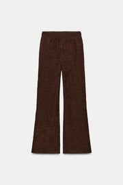 Pantalon effet froissé