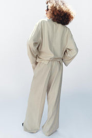 Pantalon droit en lin