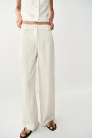 Pantalon à empiècements latéraux