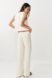 Pantalon à empiècements latéraux