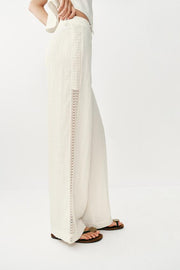 Pantalon à empiècements latéraux