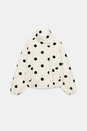 Blouson bomber à pois