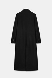 Manteau long croisé