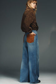 Blouson effet suédine