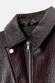 Veste bomber effet cuir ZW Collection