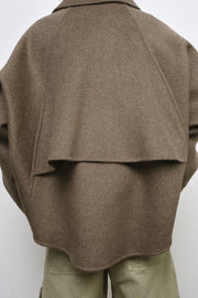 Veste en laine à fermeture zippée ZW Collection