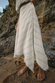 Jupe midi asymétrique