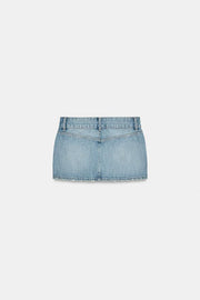 Jupe mini en denim TRF