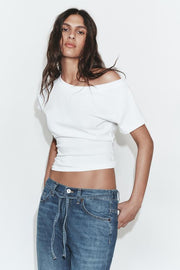 Jean en denim TRF coupe décontractée taille mi-haute