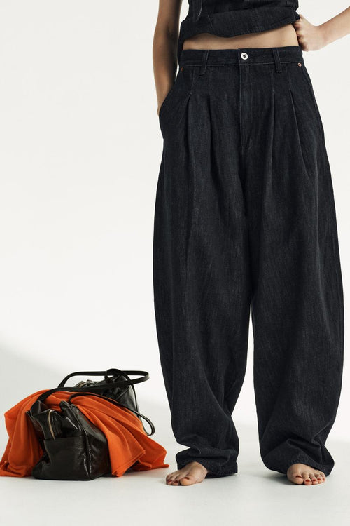 Jean TRF baggy taille mi-haute