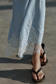 Jupe midi en dentelle