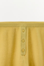 Short en maille à boutons