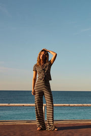 Pantalon à rayures