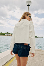 Blouson à boutons dorés