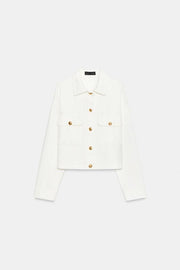 Blouson à boutons dorés