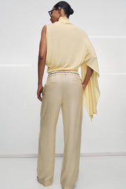 Pantalon style pyjama en jacquard ZW Collection