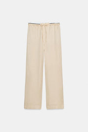 Pantalon style pyjama en jacquard ZW Collection