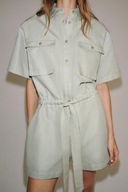 Combinaison chemise avec ceinture ZW Collection