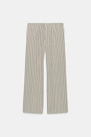 Pantalon droit à rayures ZW Collection