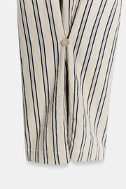 Pantalon droit à rayures ZW Collection