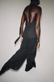 Pantalon à plis à pois ZW Collection