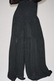 Pantalon à plis à pois ZW Collection