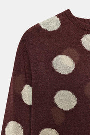 Pull en maille à pois
