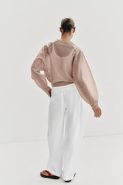 Veste bomber en maille