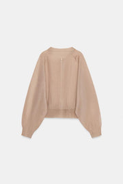 Veste bomber en maille