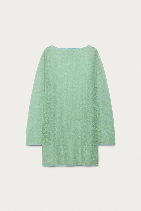 Robe semi-transparente en maille Marisa Berenson x