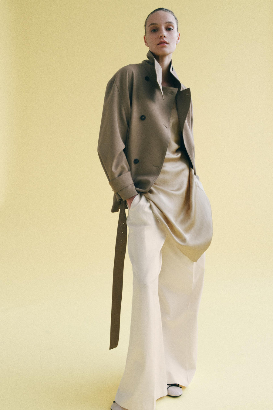 Veste fluide avec ceinture ZW Collection
