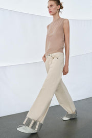 Jean ZW Collection coupe décontractée taille mi-haute