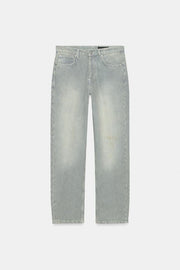 Jean ZW Collection droit taille basse à rayures