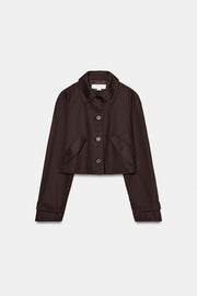 Veste courte à revers