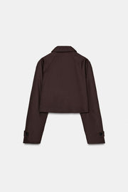 Veste courte à revers