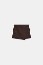Jupe-culotte cargo