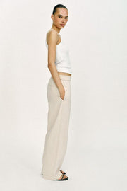 Pantalon droit en lin