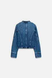 Veste Z1975 en denim à bouton doré