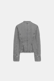 Veste Z1975 peplum à brandebourgs