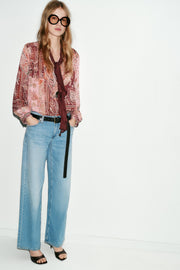 Jean Z1975 à jambe large taille basse