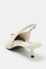 Chaussure en cuir à petit talon