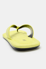 Sandale plate en cuir