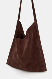 Sac plat en cuir avec nœud