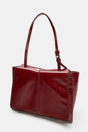 Mini cabas en cuir à double poche